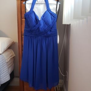 Bill Levkoff chiffon haltee dress